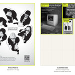 Classified ad sizes shown to scale on Autostraddle Magazine pages: whole page, quarter page, small and subsidized
